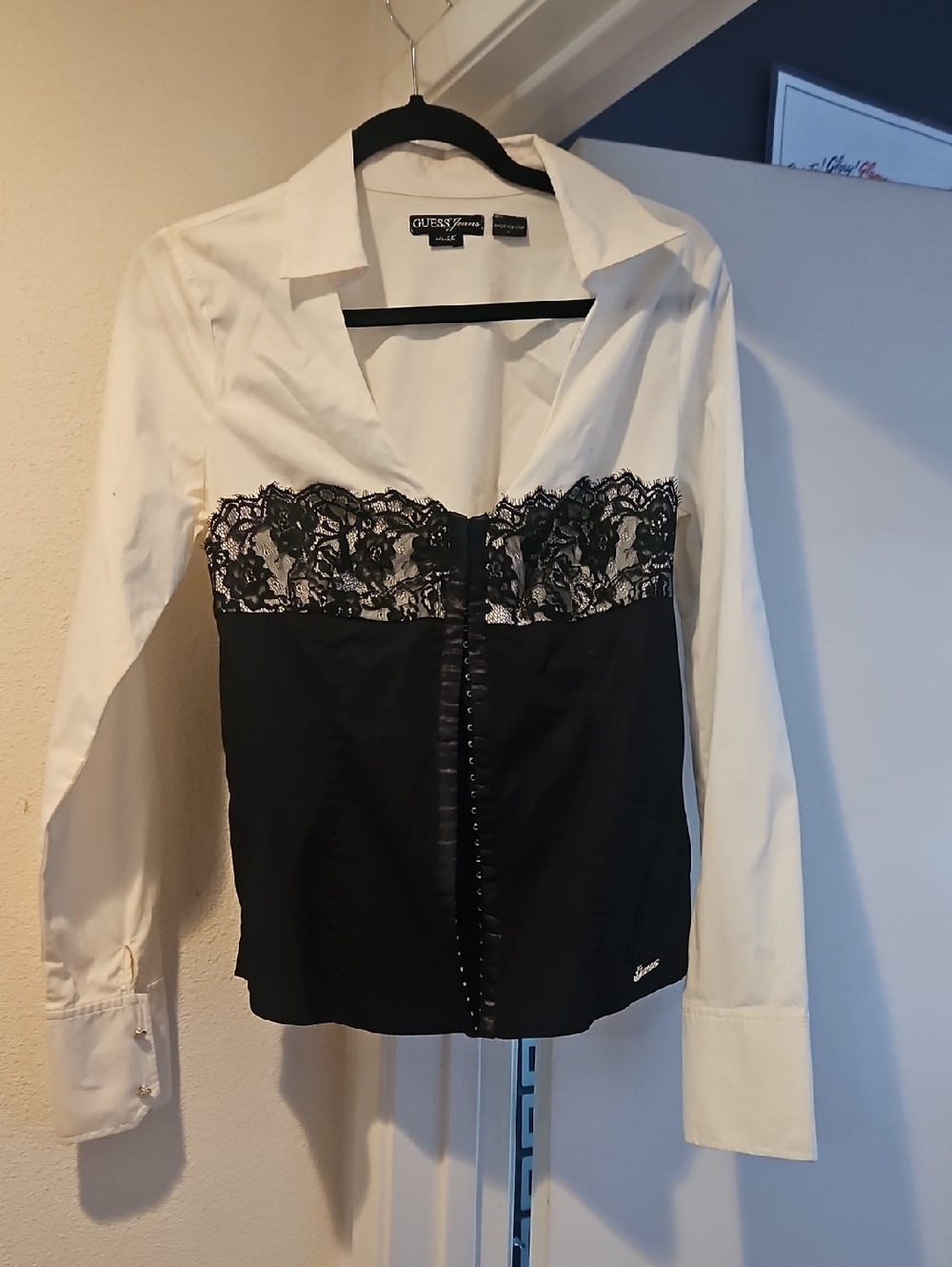 Retro Guess Jeans Lace Top